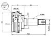 Jeu de joints, arbre de transmission CV Joint Kit:43410-20444
