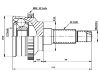 Gelenksatz, Antriebswelle CV Joint Kit:F079-22-610A