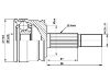 Gelenksatz, Antriebswelle CV Joint Kit:A454 330 11 01